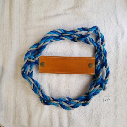 blue cattle halter for stock shows